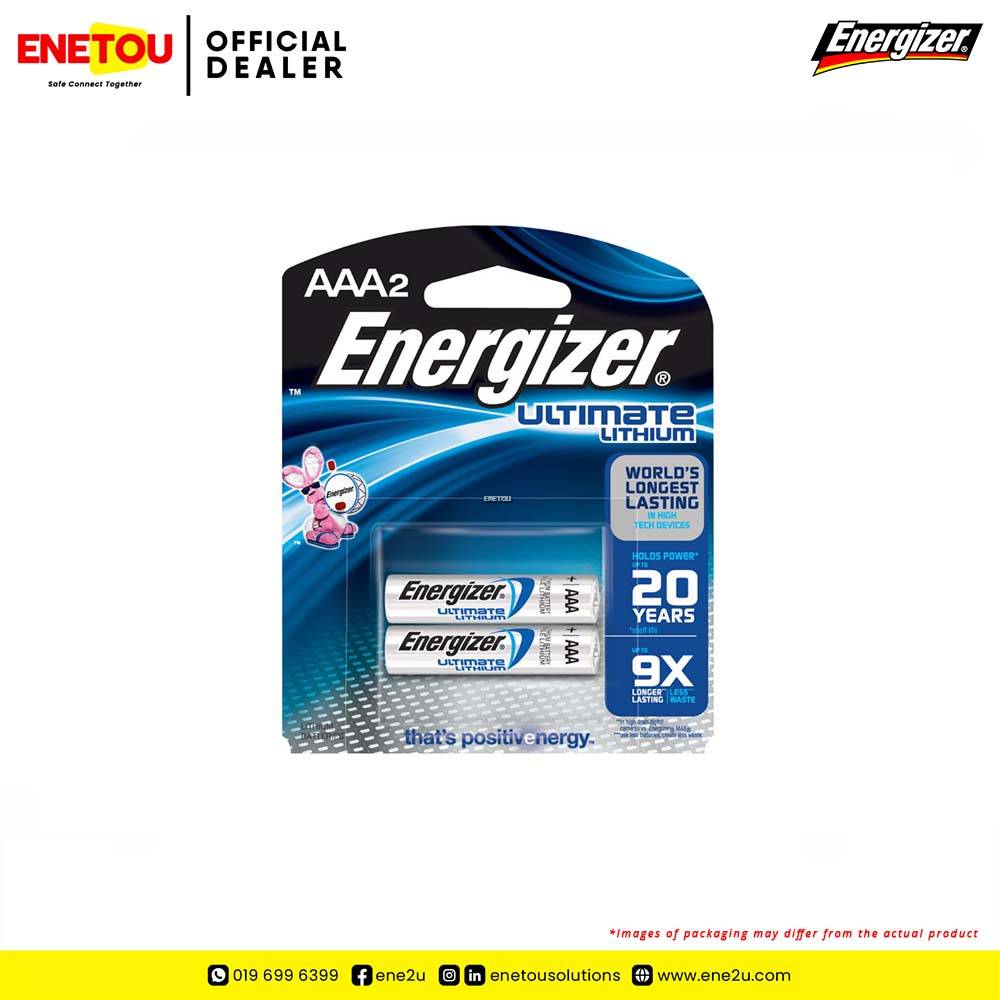 ENERGIZER® ULTIMATE LITHIUM™ AAA L92 BATTERIES [ORIGINAL]